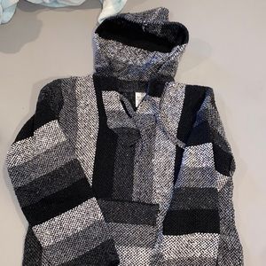 Striped Mexican Baja Hoodie